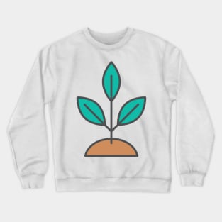 Sapling Environment Icon Crewneck Sweatshirt